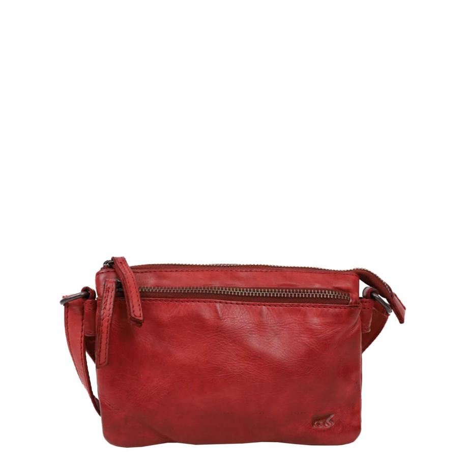 Bear Design Maithe Shoulderbag red Rood