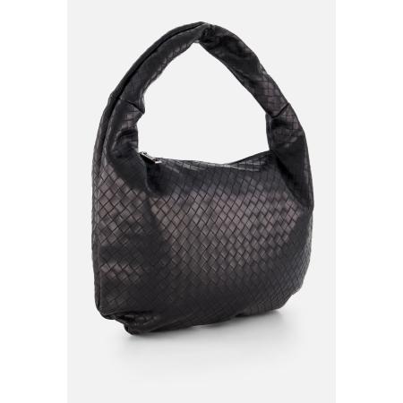 Charm Schoudertas zwart Imitatieleer