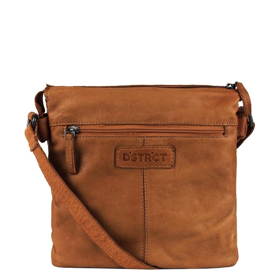 DSTRCT Harrington Road Crossbody cognac Bruin