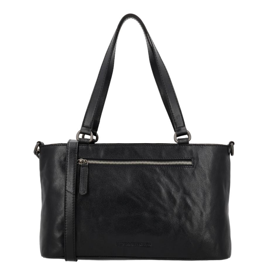 Hide & Stitches Westland Shopper black Zwart