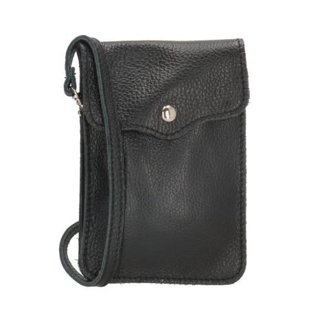 Charm London Elisa Telefoontasje zwart II Leren tas