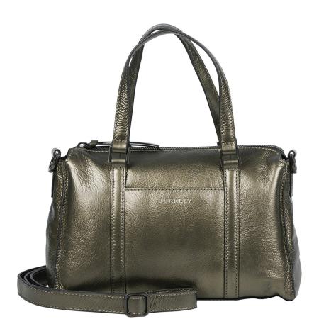 Burkely Creased Crystal Handbag gun metal