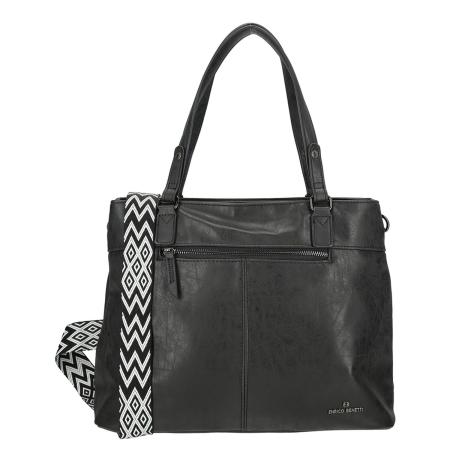 Enrico Benetti Stacey Schoudertas black