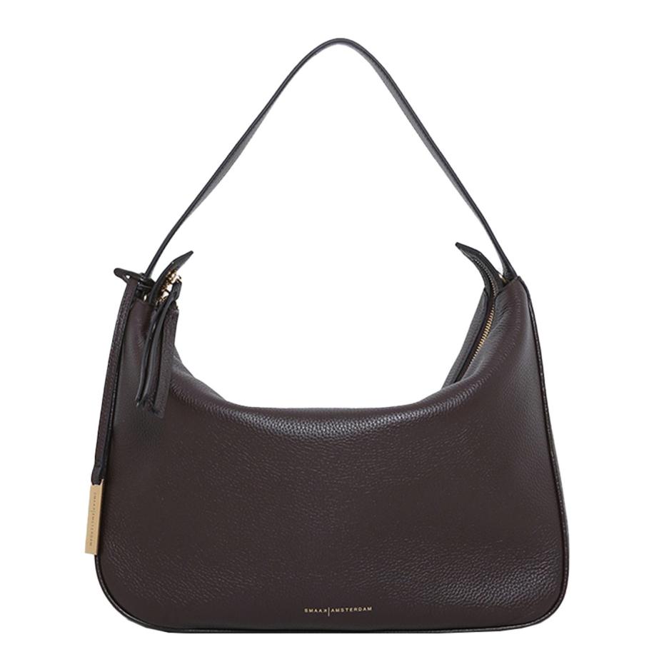 Smaak Amsterdam Monroe Crossbody dark chocolat Bruin