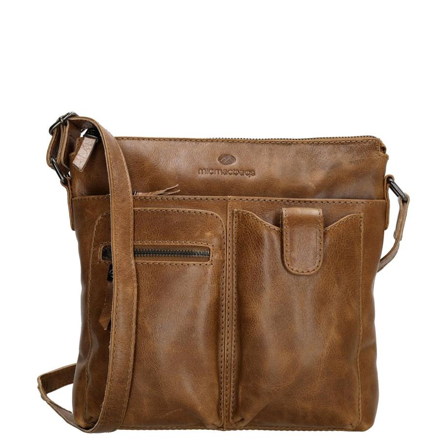 Micmacbags Porto Schoudertas IIIII bruin Bruin