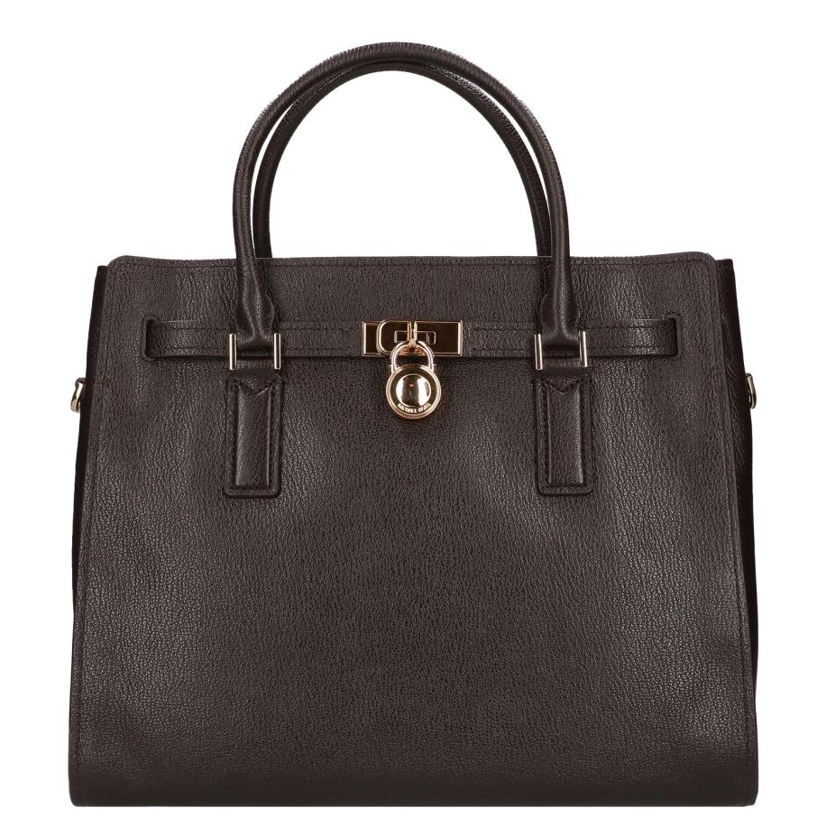 Michael Kors Hamilton Moderne Satchel chocolate Bruin
