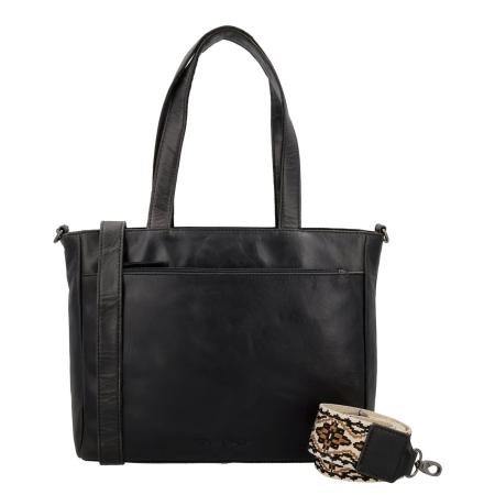 Hide & Stitches Next Navajo Handbag black