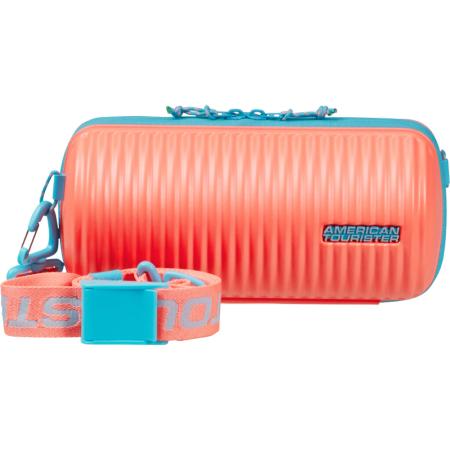 American Tourister Rollio Crossbody tas Coral/Blue