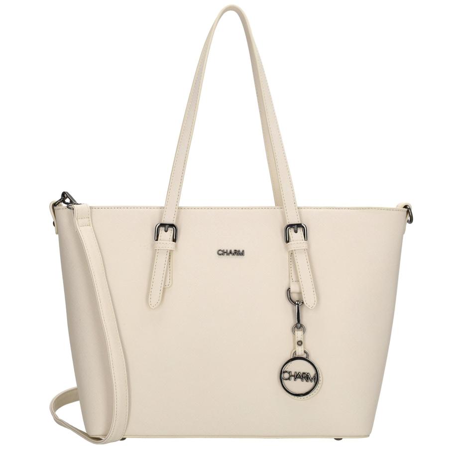 Charm London Birmingham Shopper creme Bruin