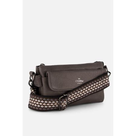 Charm London Schoudertas zwart Synthetisch