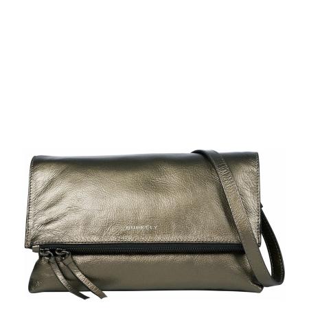 Burkely Creased Crystel Satchel Bag gun metal