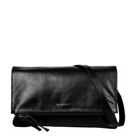 Burkely Creased Crystel Satchel Bag black