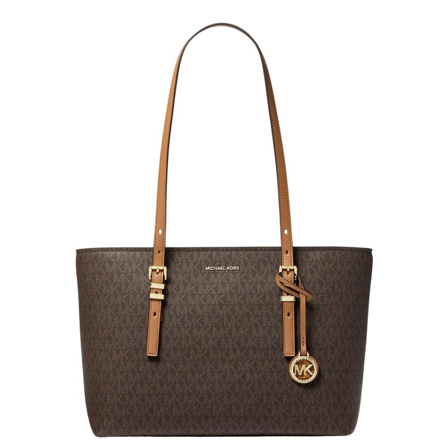 Michael Kors Quinn MD Ew Tz Tote brn/acorn Bruin