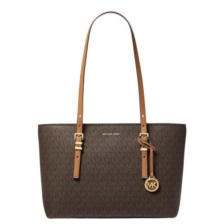Michael Kors Quinn MD Ew Tz Tote brn/acorn