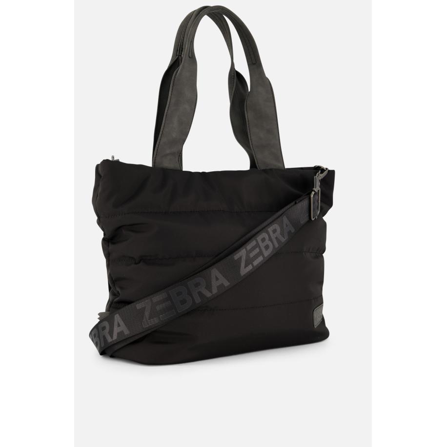ZEBRA Elske Shopper zwart Nylon Zwart