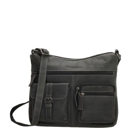 Hide & Stitches Idaho Shoulderbag black