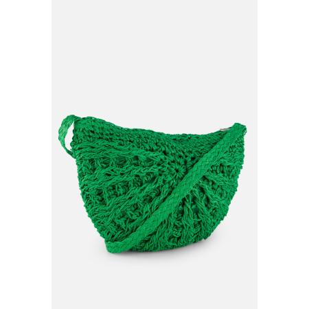 Sarlini Schoudertas Stro groen