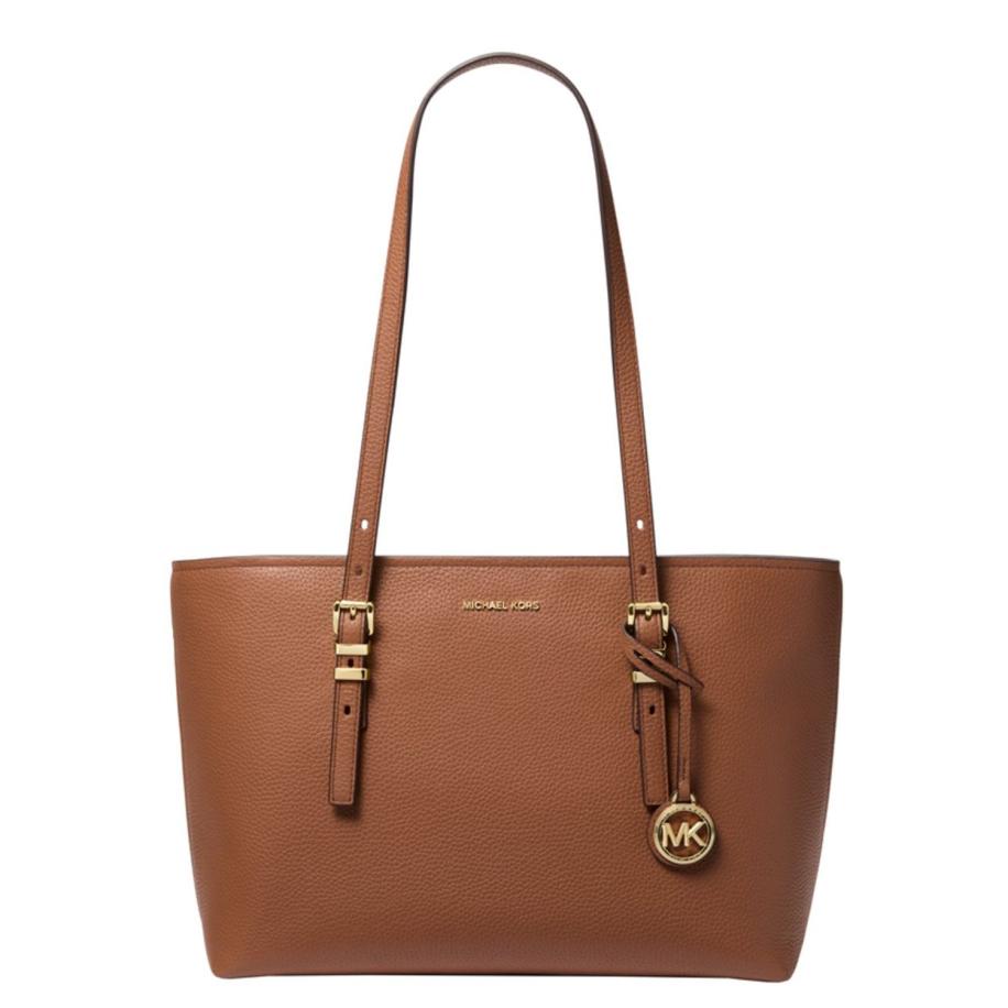 Michael Kors Quinn MD Ew Tz Tote luggage Bruin