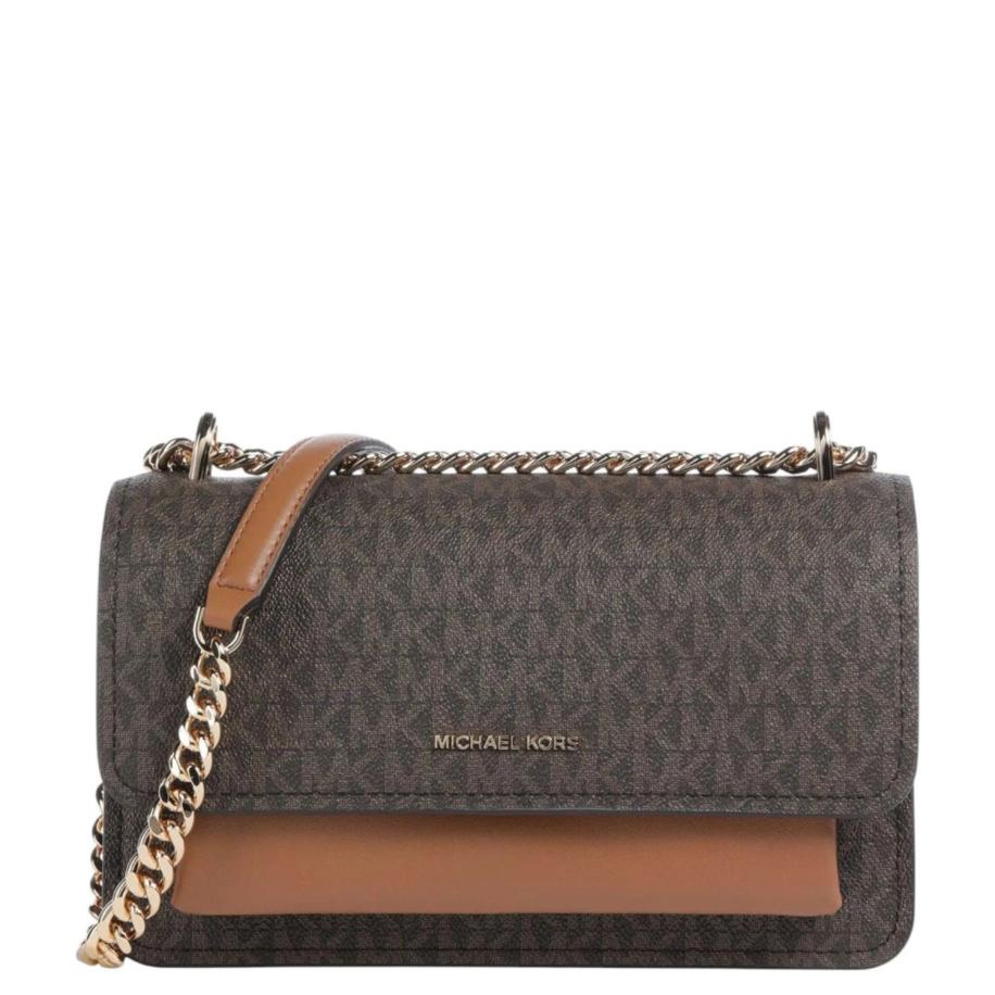 Michael Kors Claire LG Shoulderbag brn/acorn Bruin