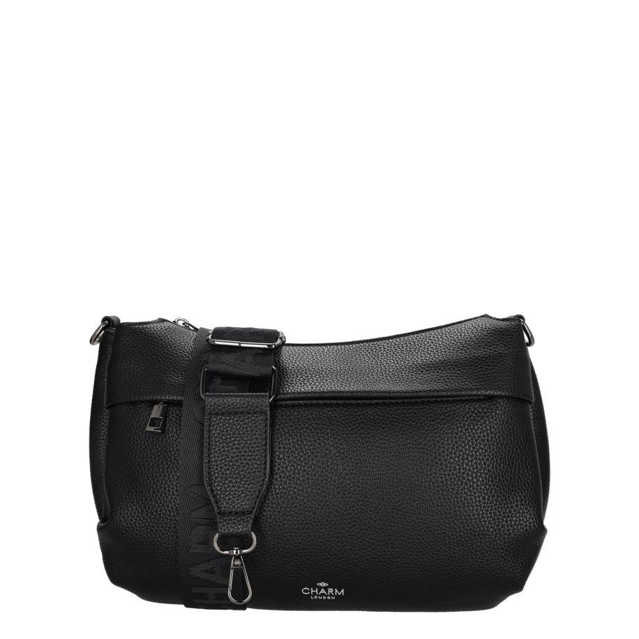 Charm London Pentonville Shoulderbag black Zwart