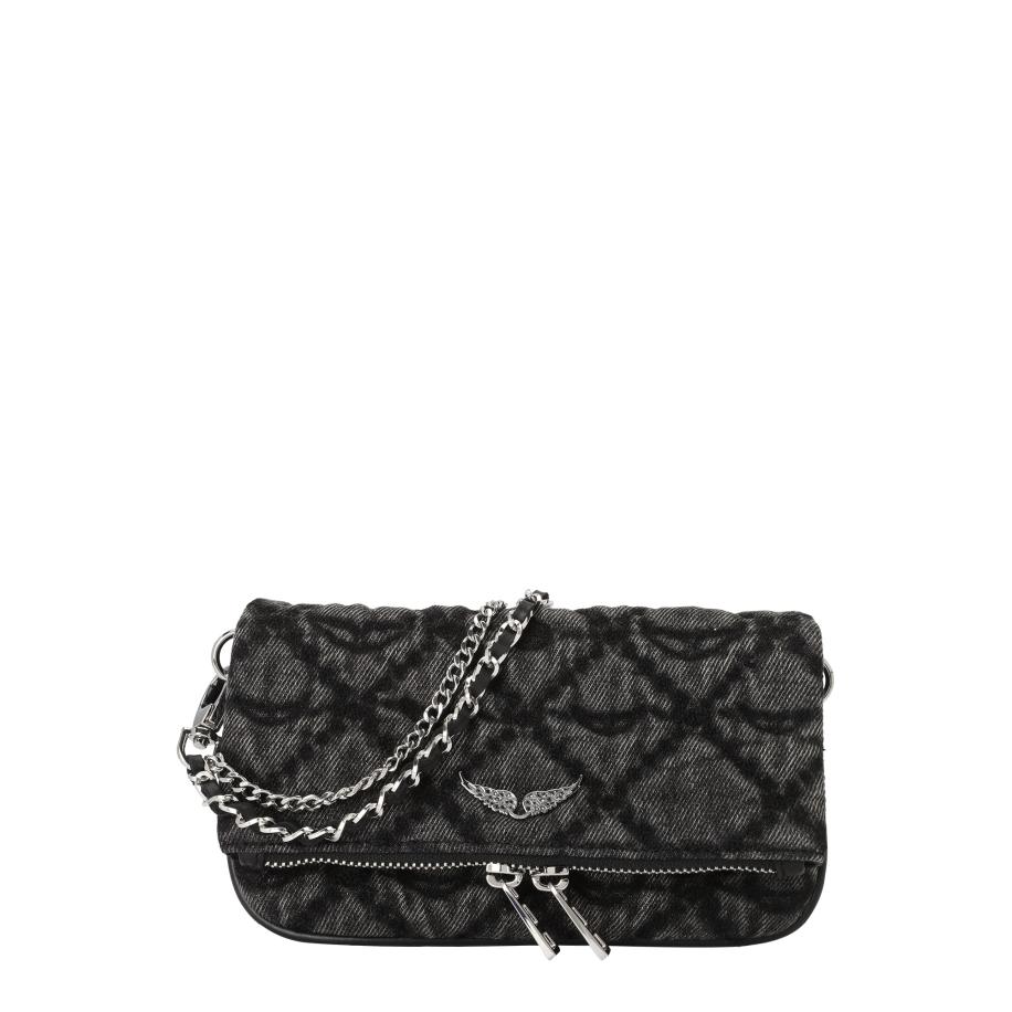 Zadig & Voltaire Zadig & Voltaire Clutch ROCK NANO grijs / donkergrijs -