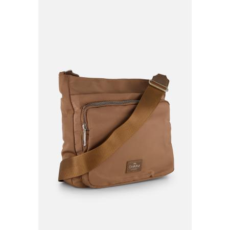 Charm Schoudertas taupe Nylon