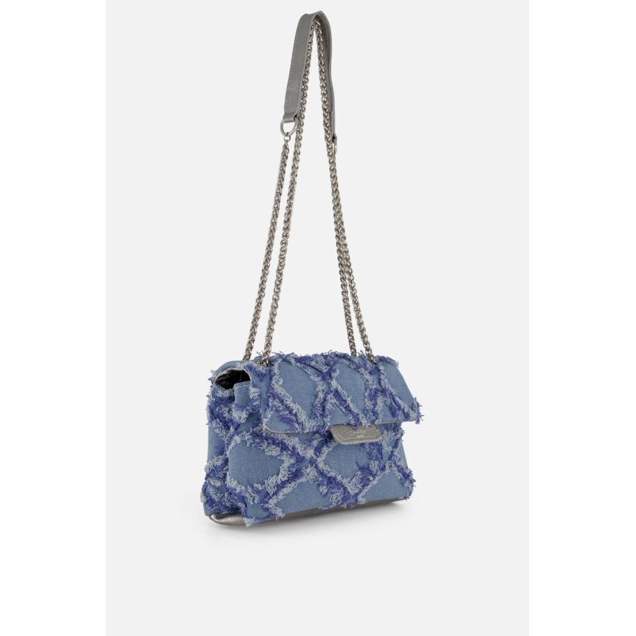 Charm Shopper Denim blauw Canvas Blauw
