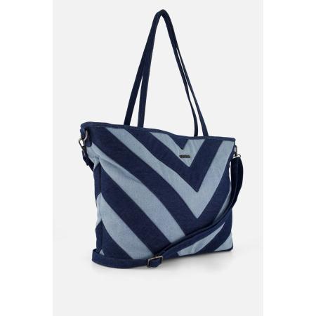 Charm Shopper Denim blauw Canvas