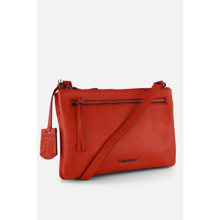 Burkely Rock Ruby Double Pocket Tas rood
