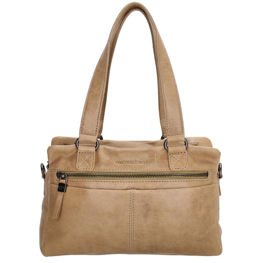 Micmacbags Porto Handtas taupe Damestas Bruin