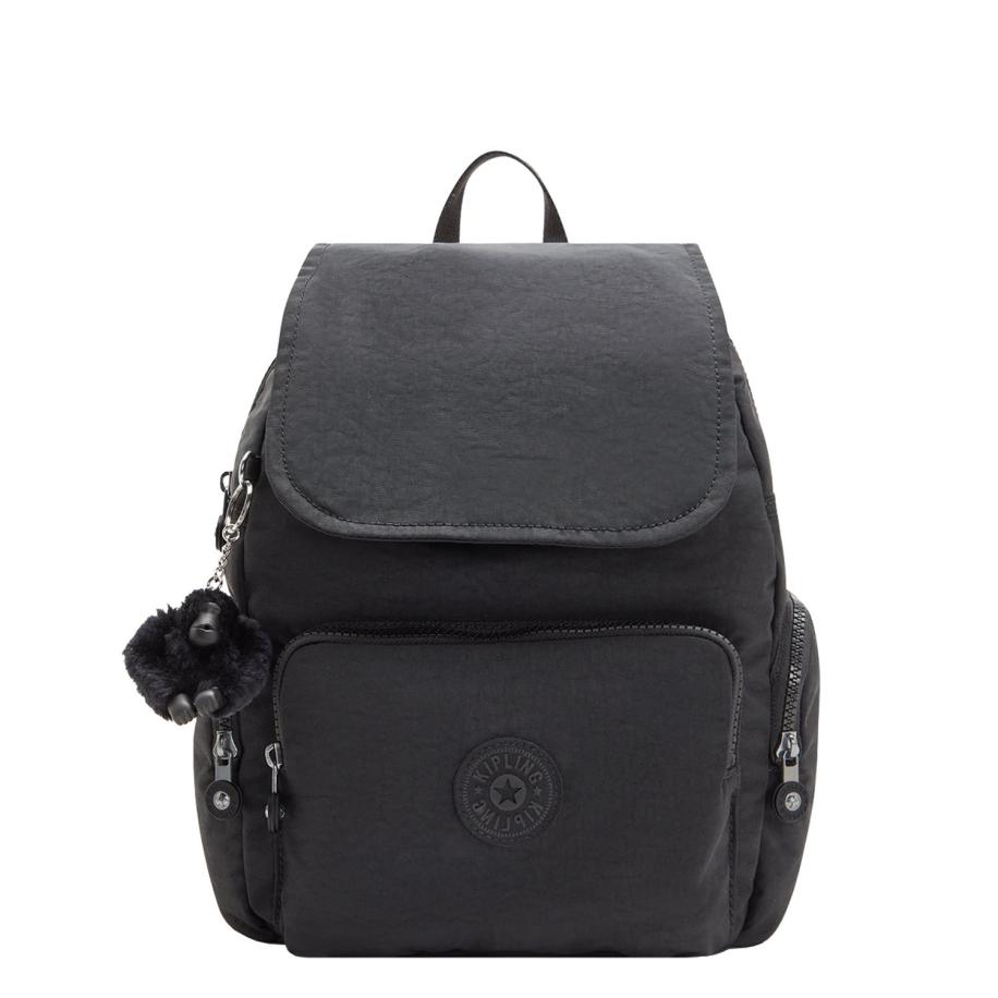 Kipling City Zip S black noir Zwart