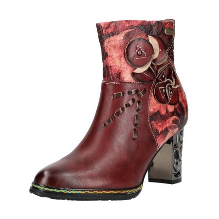 Laura Vita Laura Vita Enkellaarsjes oranje gemêleerd / wijnrood