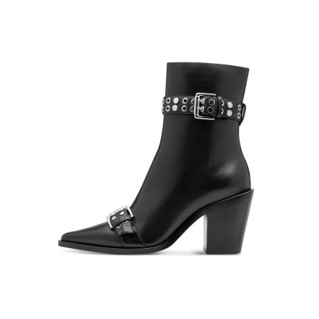 Newd NEWD Enkellaarsjes zwart