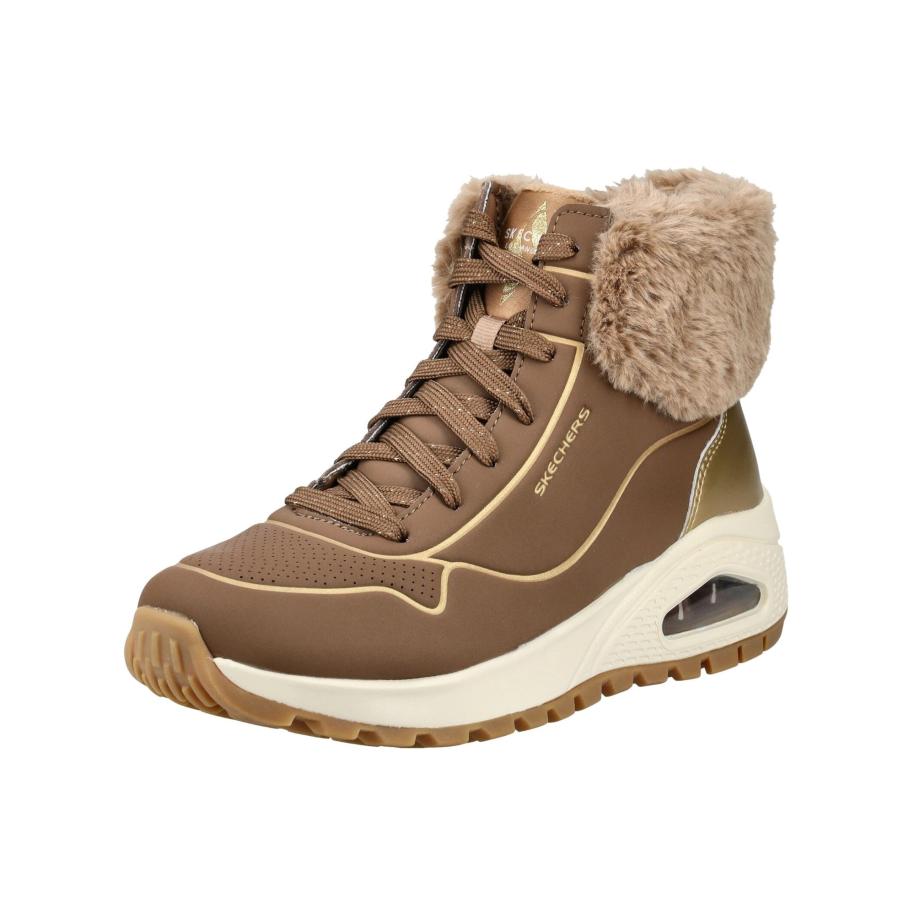 Skechers SKECHERS Veterlaarsjes Uno bruin / goud -