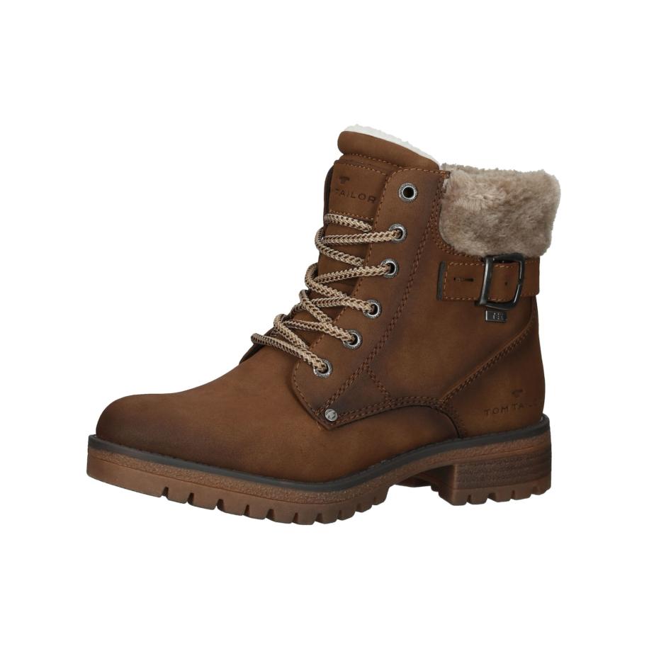 Tom Tailor TOM TAILOR Veterlaarsjes bruin -