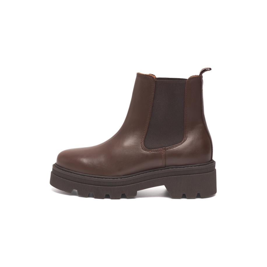 Woden WODEN Chelsea boots Sanna bruin -