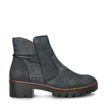 Rieker enkellaarsjes Blauw 464775