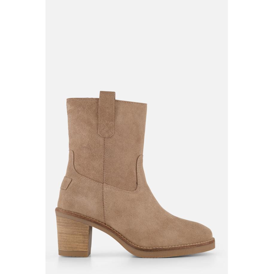 Cellini Enkellaarsjes taupe Suede Bruin