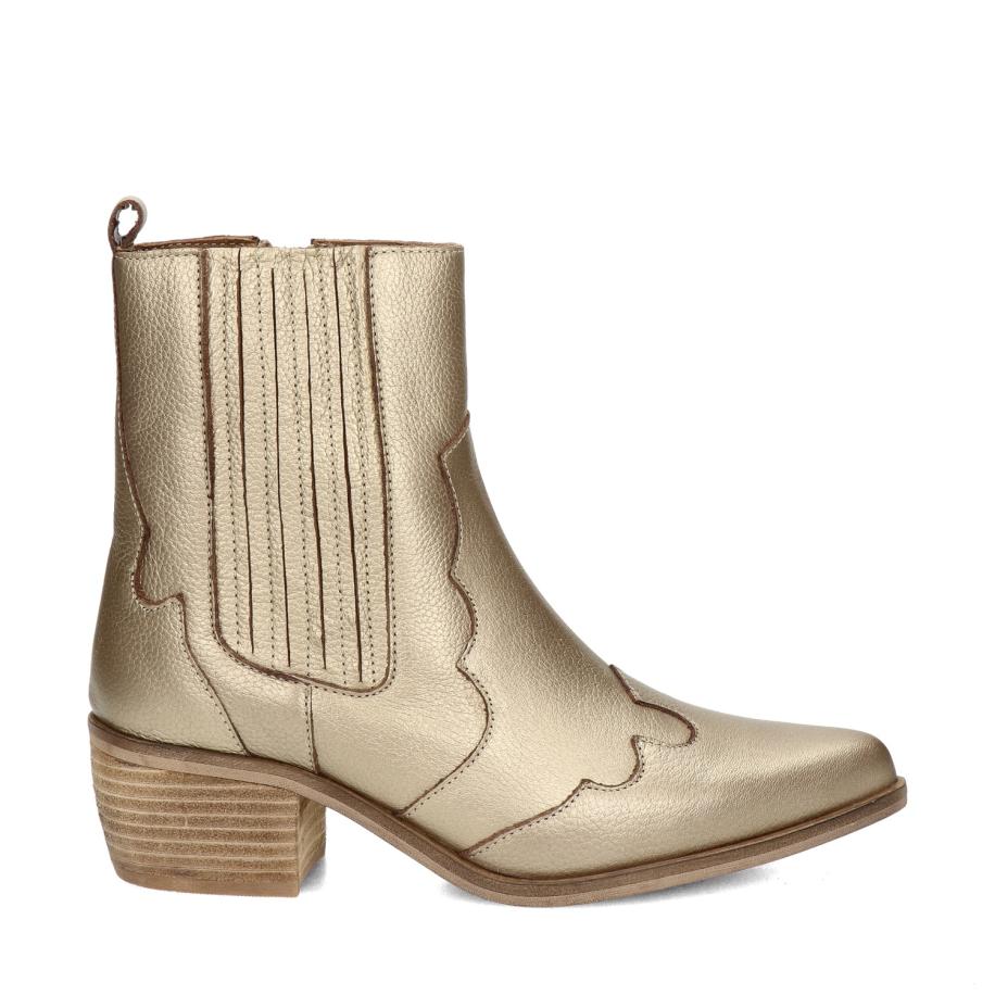 Nelson rits- & gesloten boots Goud 445832 Goud