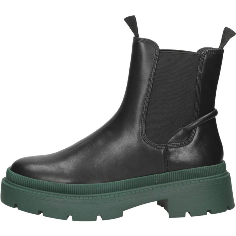 Tamaris - Enkellaarsjes Plat Zwart