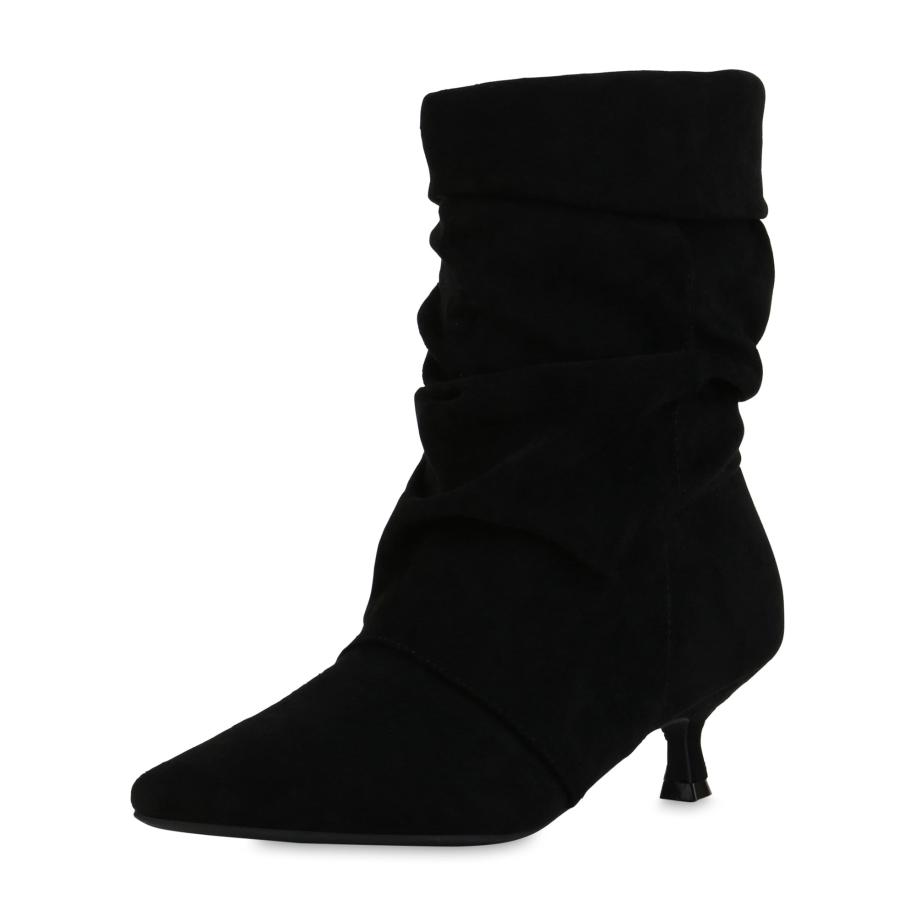 Van Hill Van Hill Enkellaarsjes Kristina zwart -