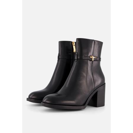 Tamaris Enkellaarsjes zwart Leer