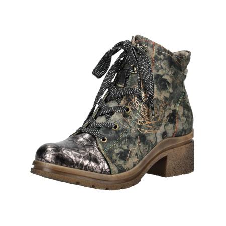 Laura Vita Laura Vita Veterlaarsjes grijs / zwart