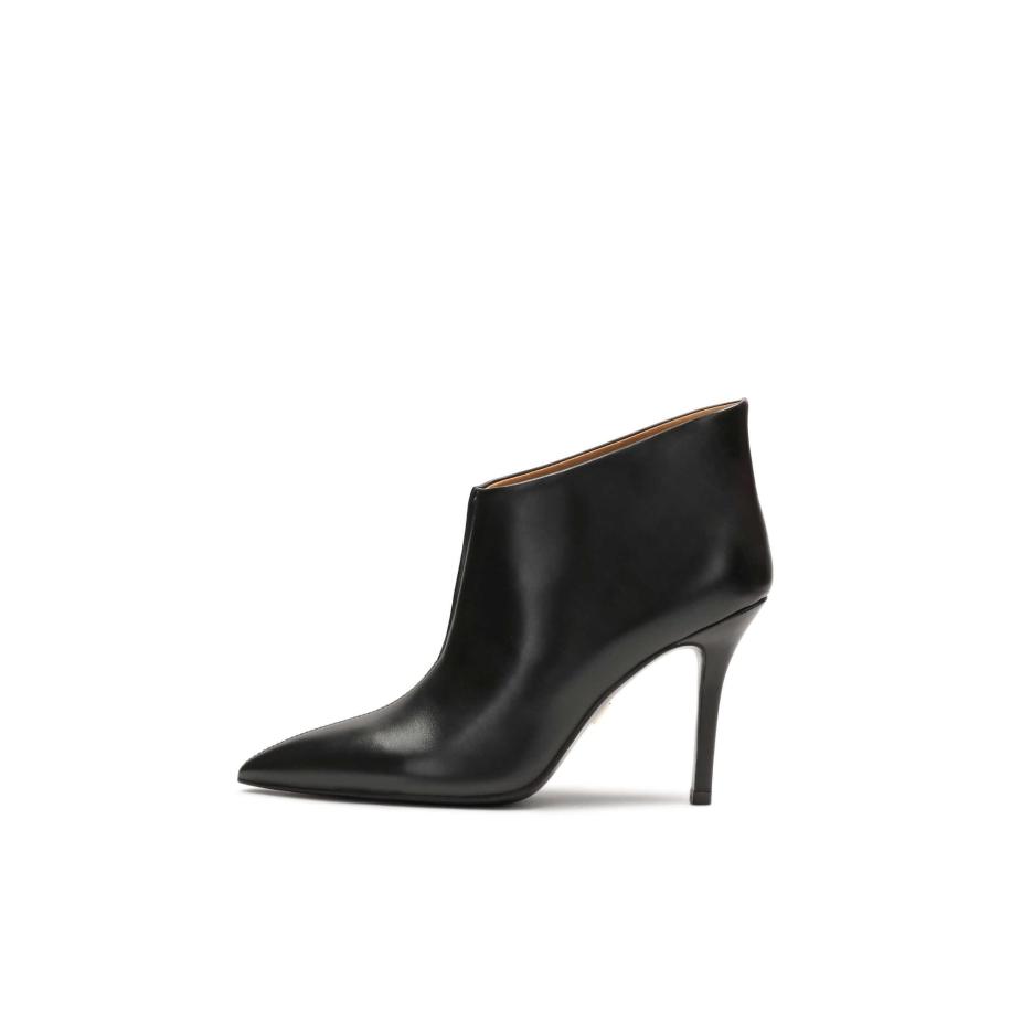 Kazar Kazar Enkellaarsje Maroon zwart -