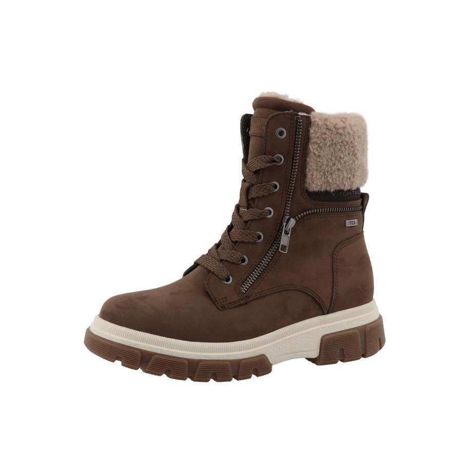 Tom Tailor TOM TAILOR Veterlaarsjes bruin -