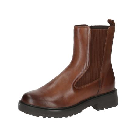 CAPRICE Chelsea boots cognac