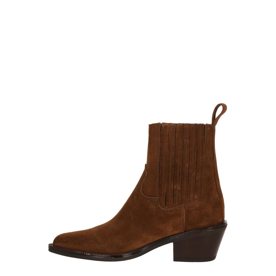 Mjus MJUS Enkellaarsjes bruin -