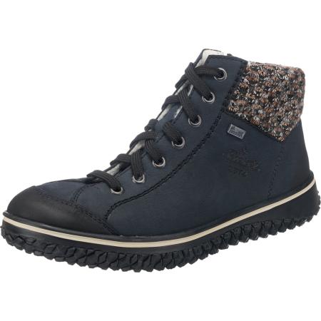 Rieker Rieker Veterlaarsjes nachtblauw / gemengde kleuren / zwart