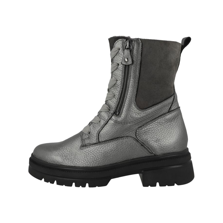 Waldläufer WALDLÄUFER Veterlaarsjes Amara zilvergrijs -