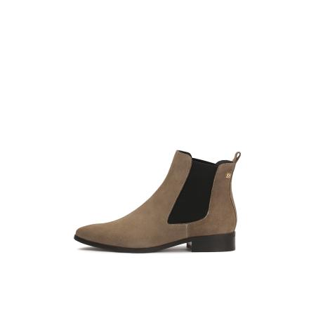 Kazar Kazar Chelsea boots taupe / zwart